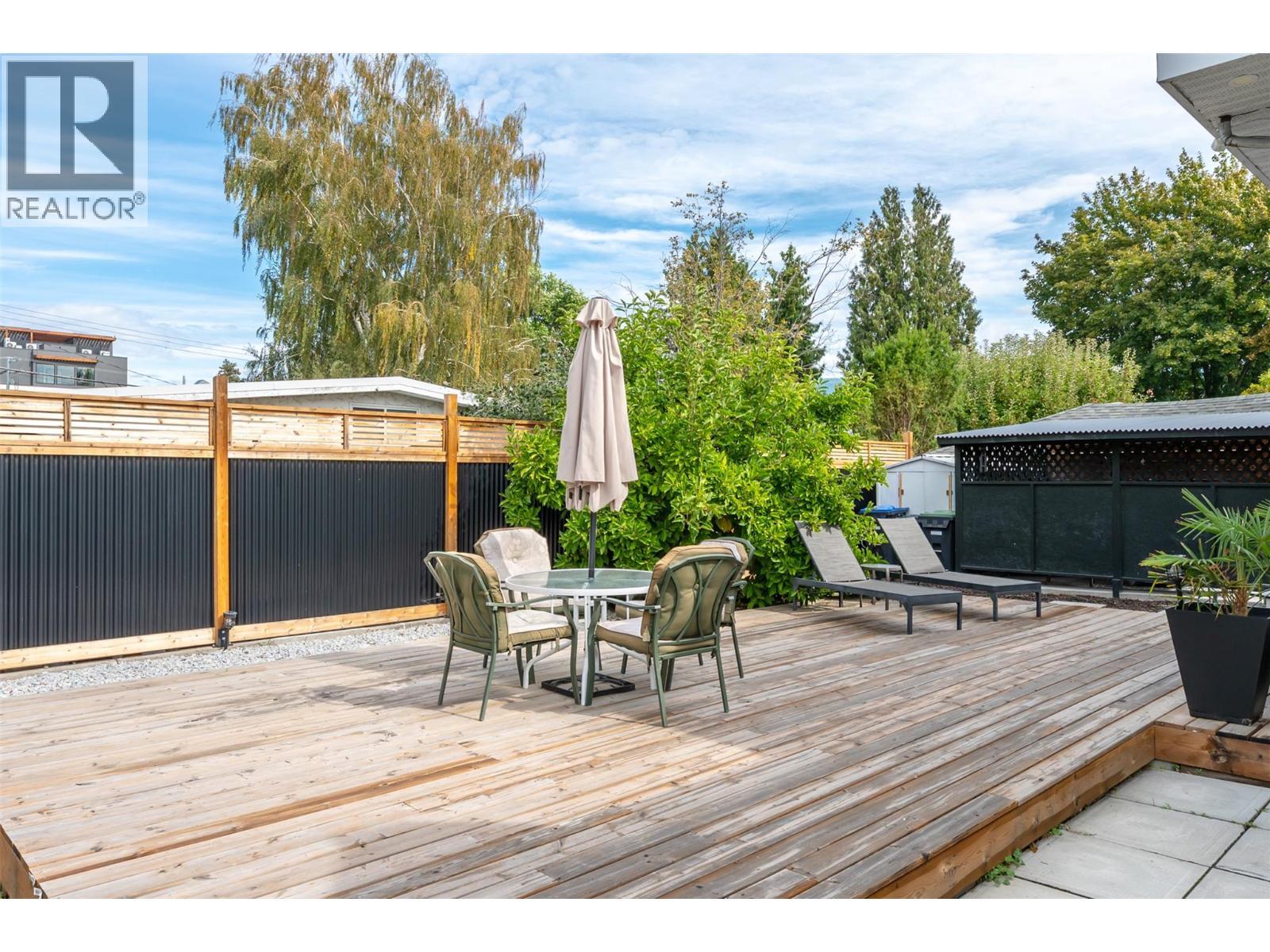 Deck. - 637 Alexander Avenue, Penticton, BC