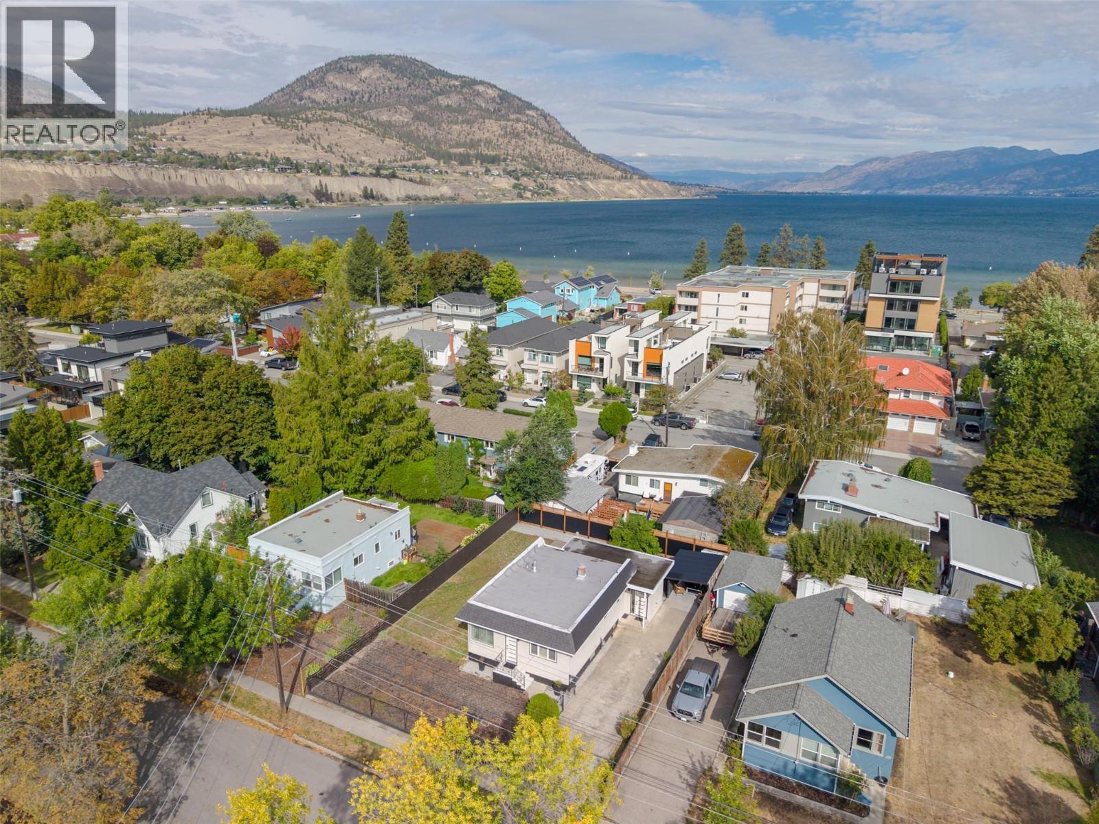 Aerial. - 637 Alexander Avenue, Penticton, BC