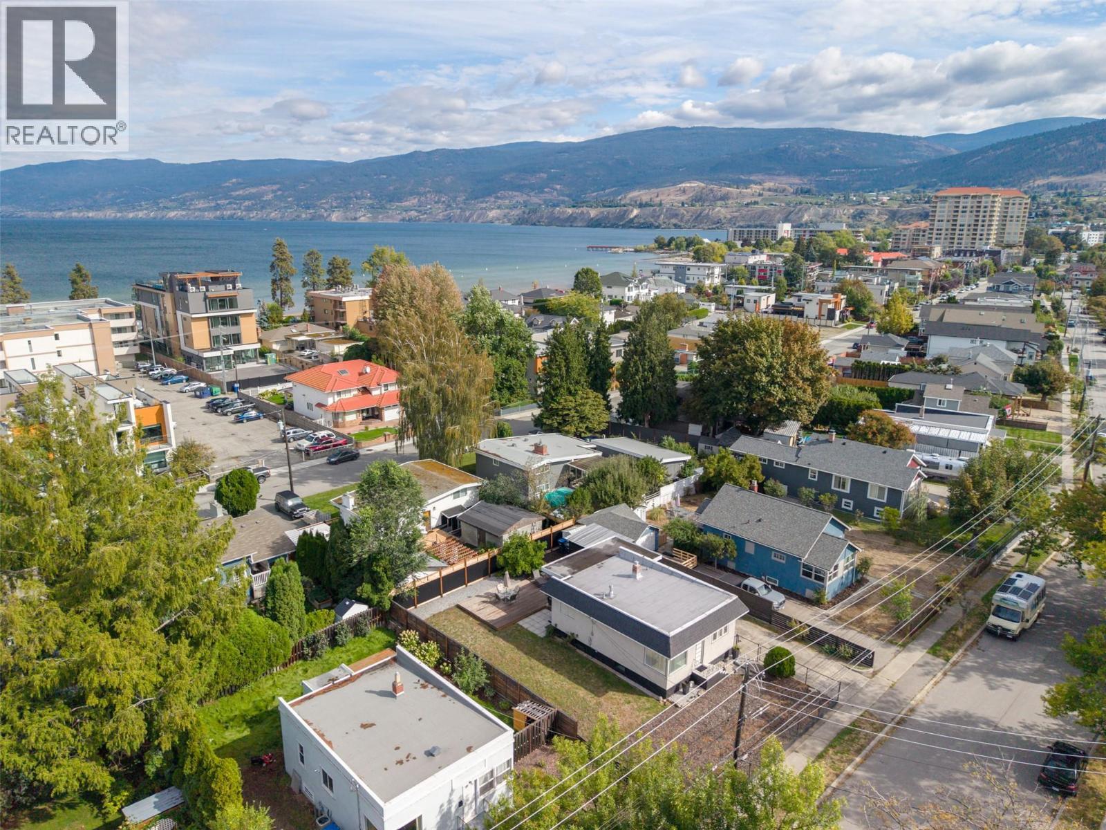 Aerial. - 637 Alexander Avenue, Penticton, BC