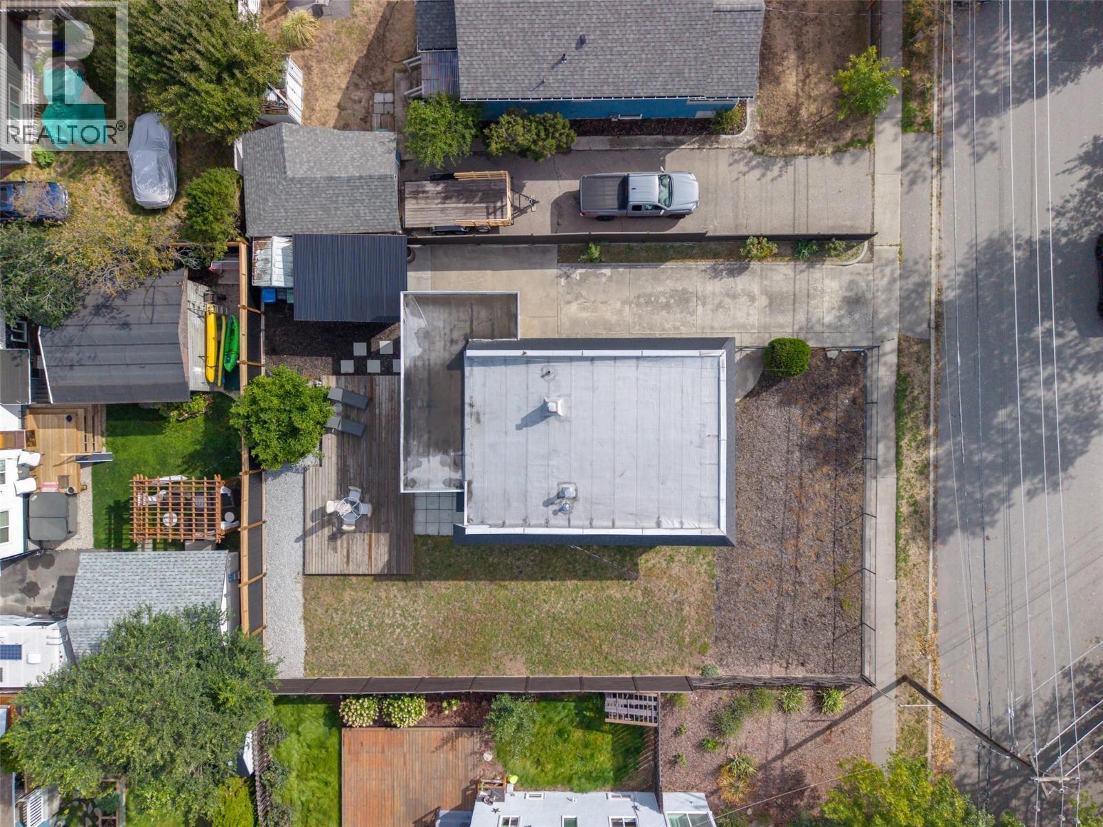 Aerial. - 637 Alexander Avenue, Penticton, BC