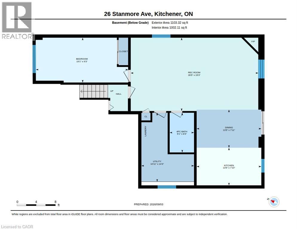 Floor plan - 26 Stanmore Avenue, Kitchener, ON