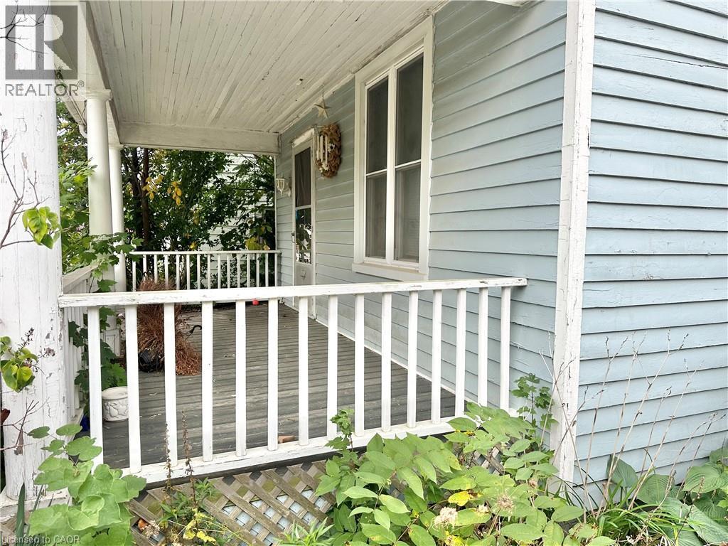 Another angle of the front porch - 128 Kent Street S, Simcoe, ON