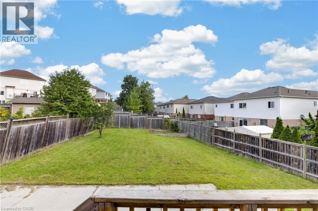 Deck View - 116 Bailey Drive, Cambridge, ON