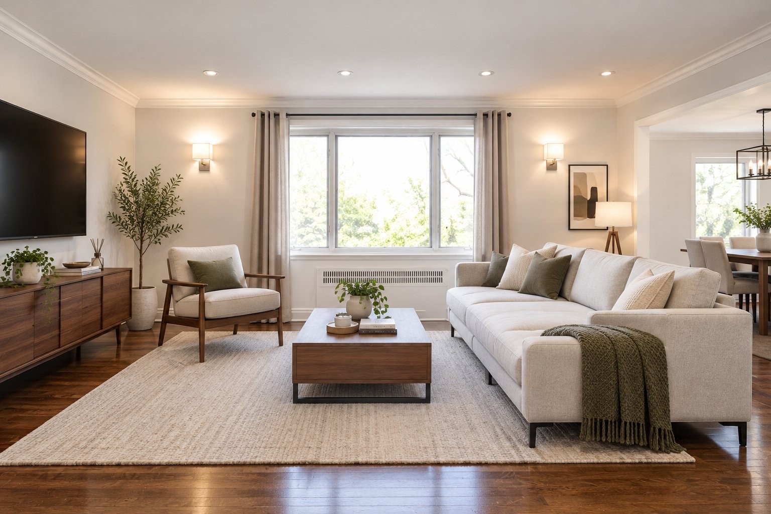 Living Room - 103-1270 Ch. Regent, Mont-Royal, QC