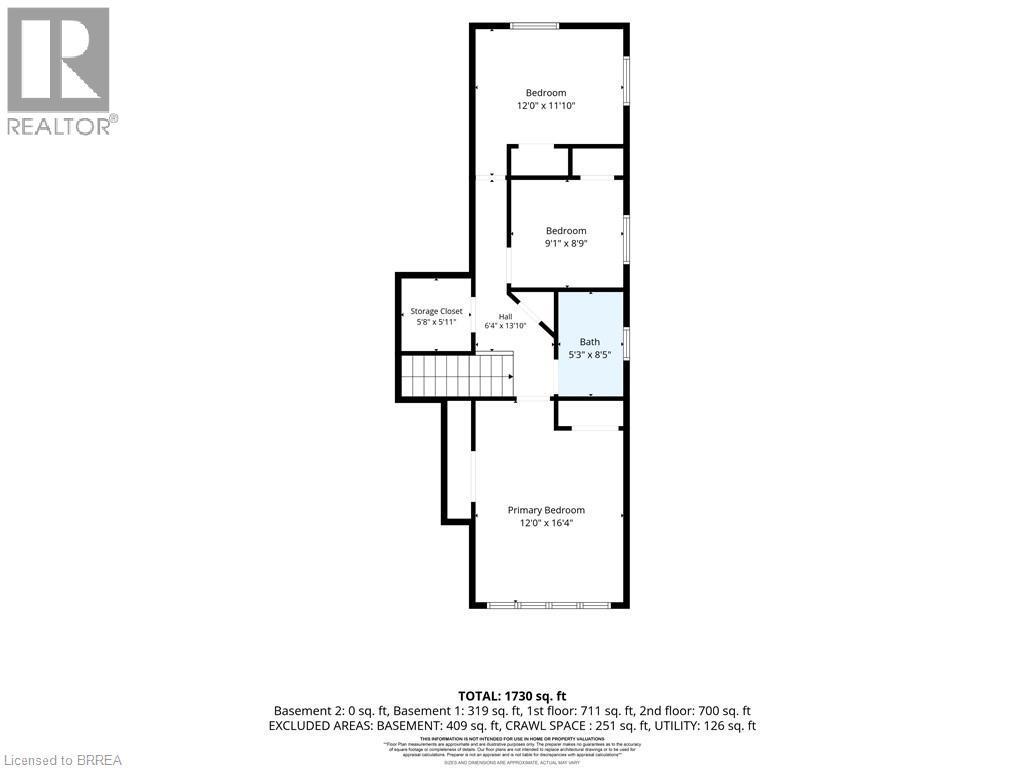 Floor plan - 332 Grand River Avenue, Brantford, ON