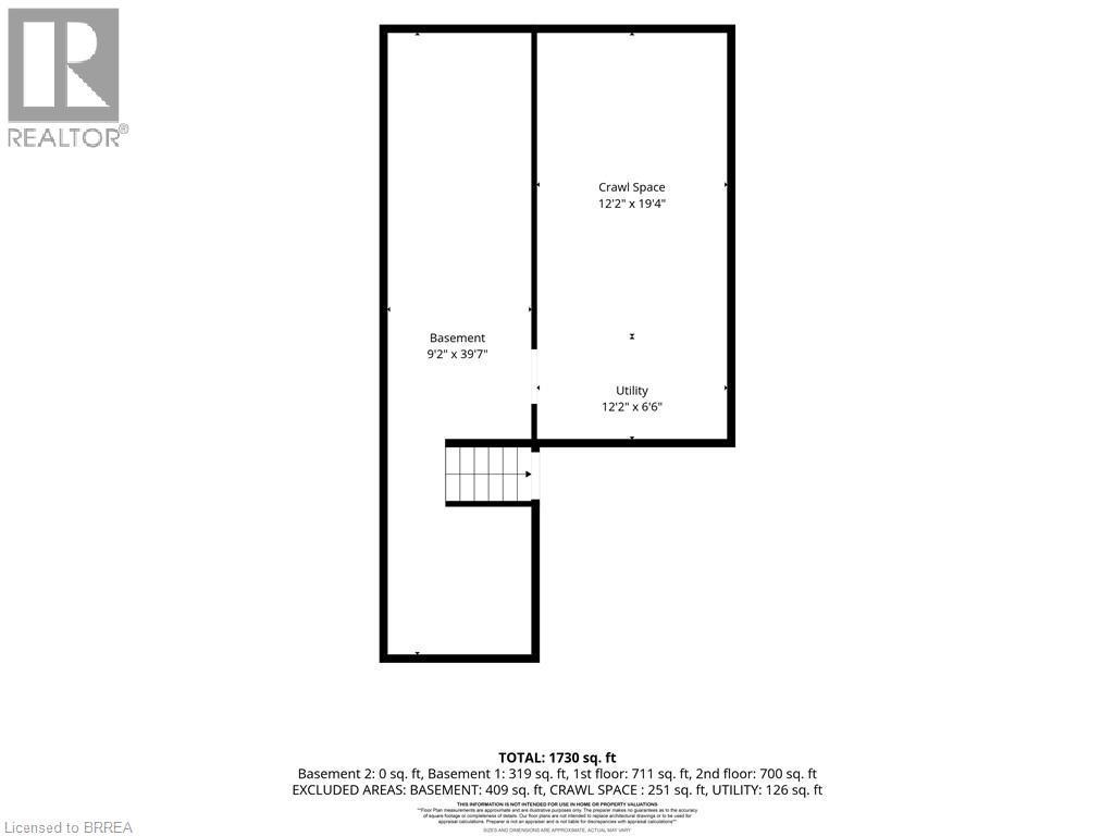 Floor plan - 332 Grand River Avenue, Brantford, ON