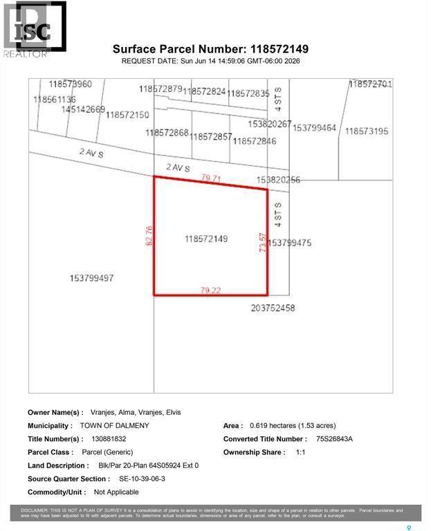 207 4Th Street S, Dalmeny, SK