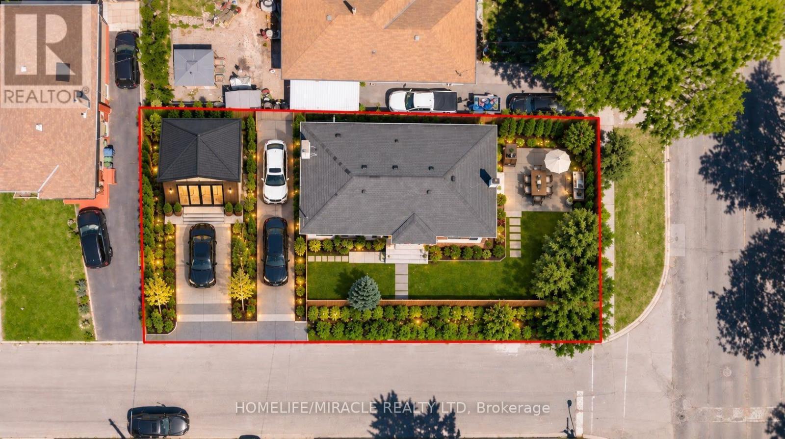 AI CREATED PHOTO TO SHOW POTENTIAL OF GARDEN HOUSE - 22 Arnprior Road, Toronto, ON
