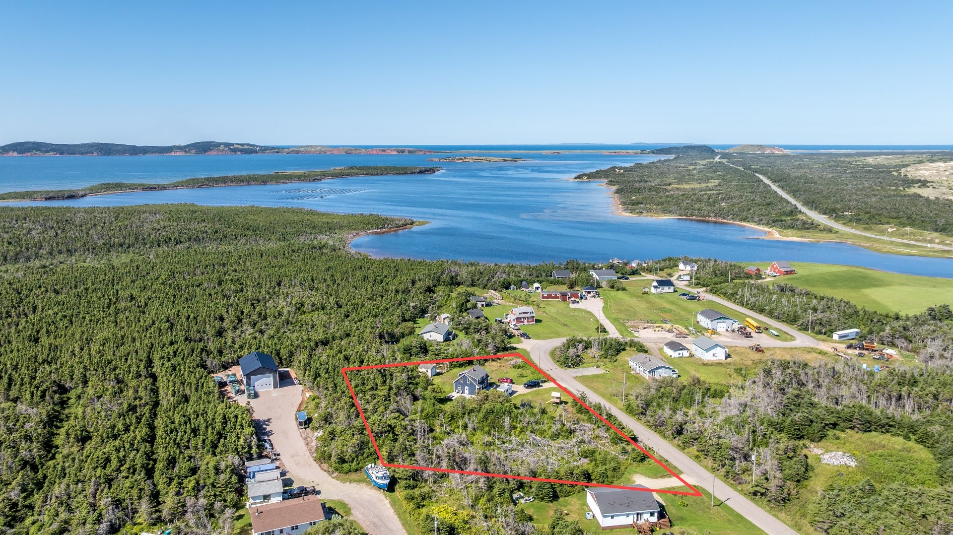 Aerial View - 41 Ch. Seacow Path, Grosse-Île, QC