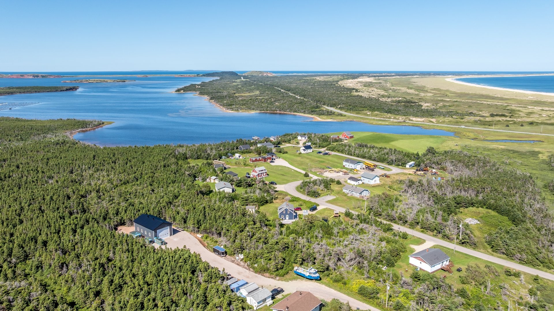 Aerial View - 41 Ch. Seacow Path, Grosse-Île, QC