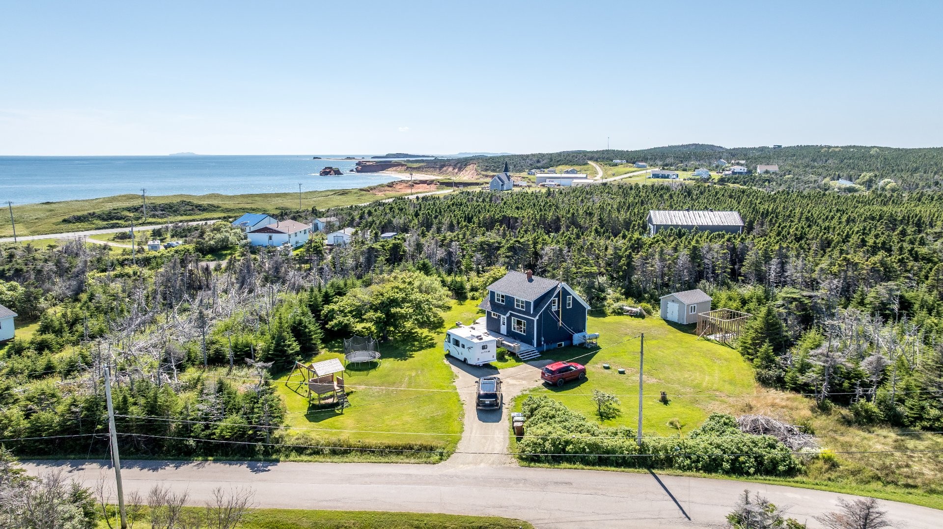 Aerial View - 41 Ch. Seacow Path, Grosse-Île, QC