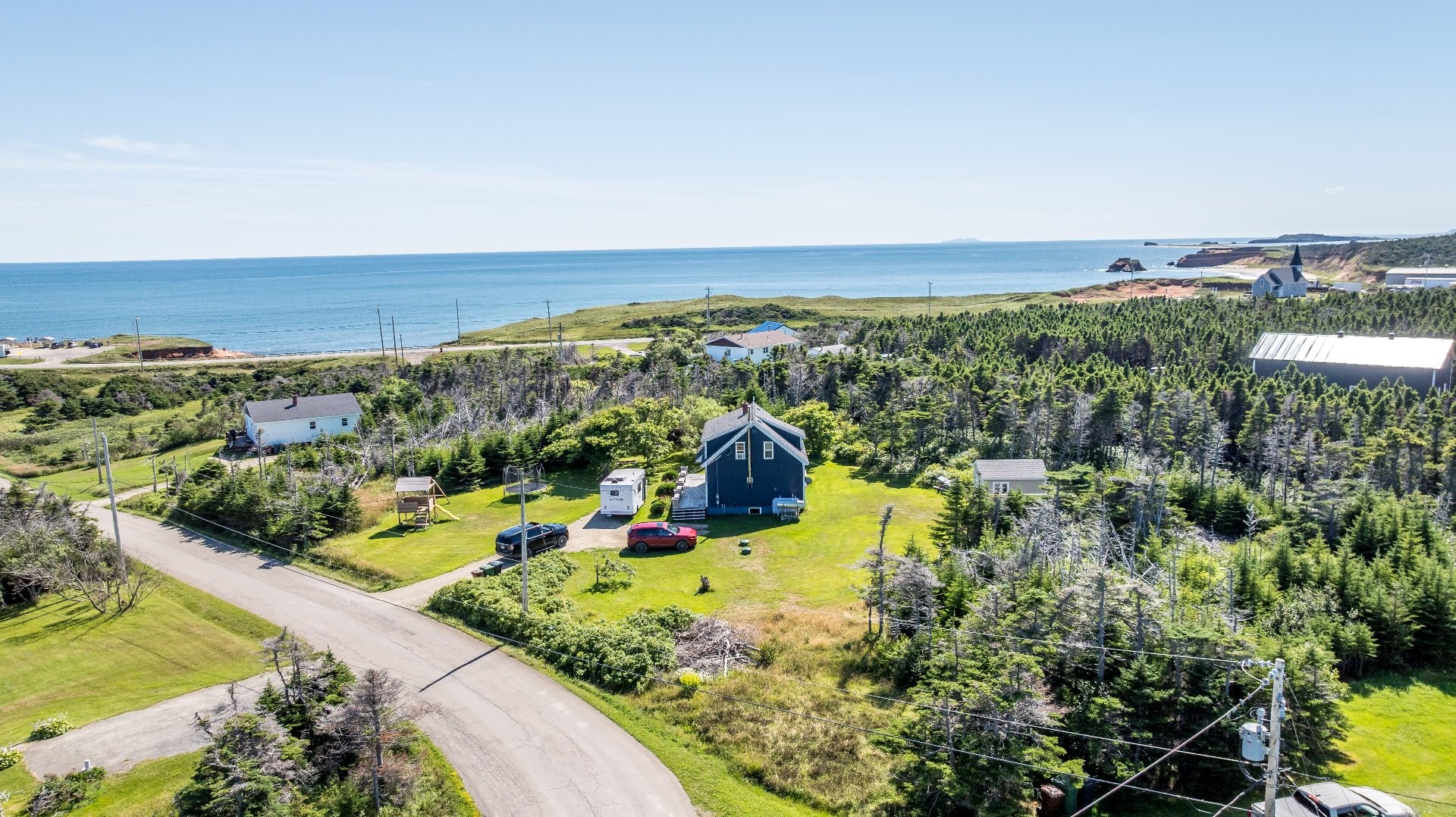 Aerial View - 41 Ch. Seacow Path, Grosse-Île, QC