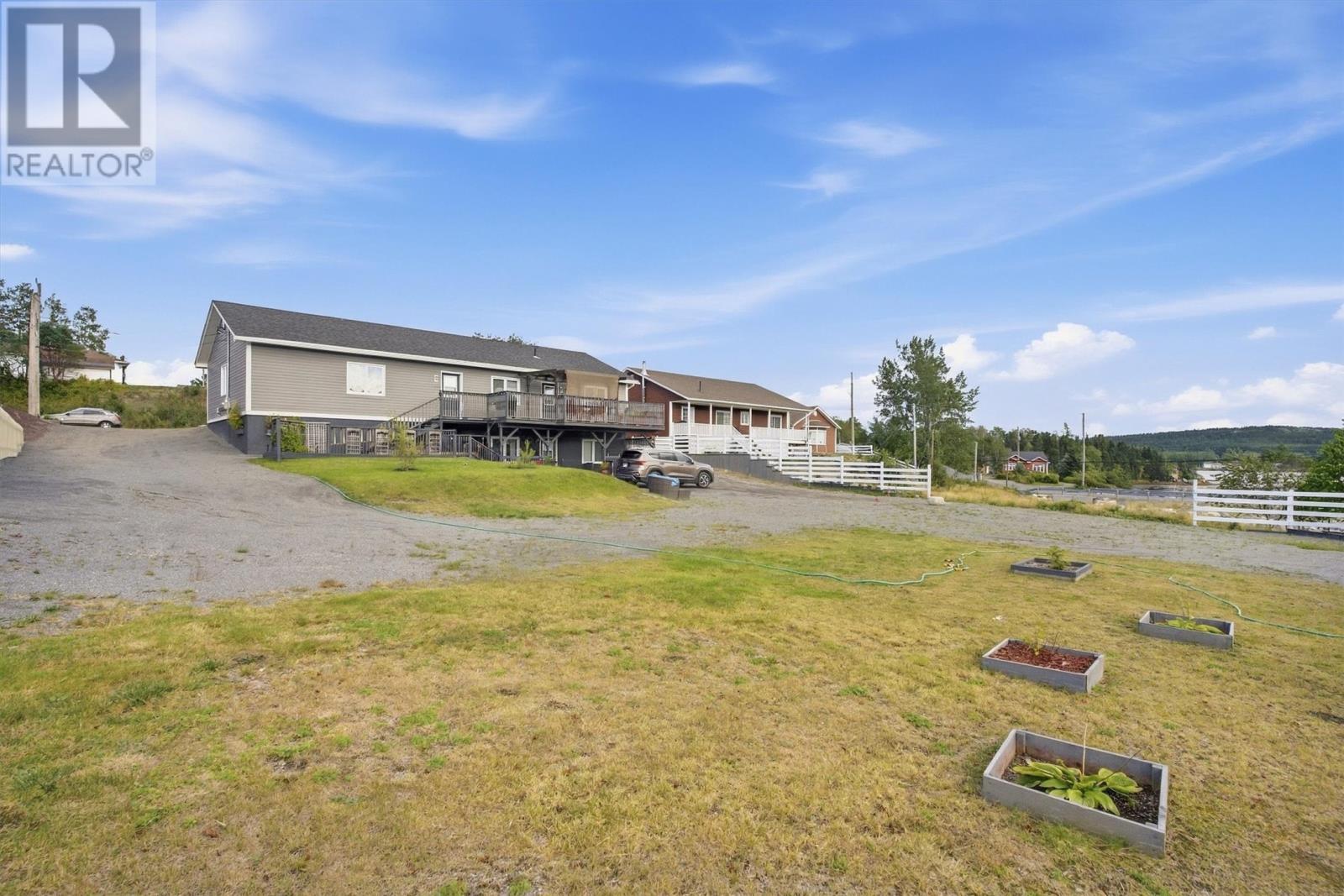 Backyard and parking for the tenant - 3 Brookside Road, Glovertown, NL
