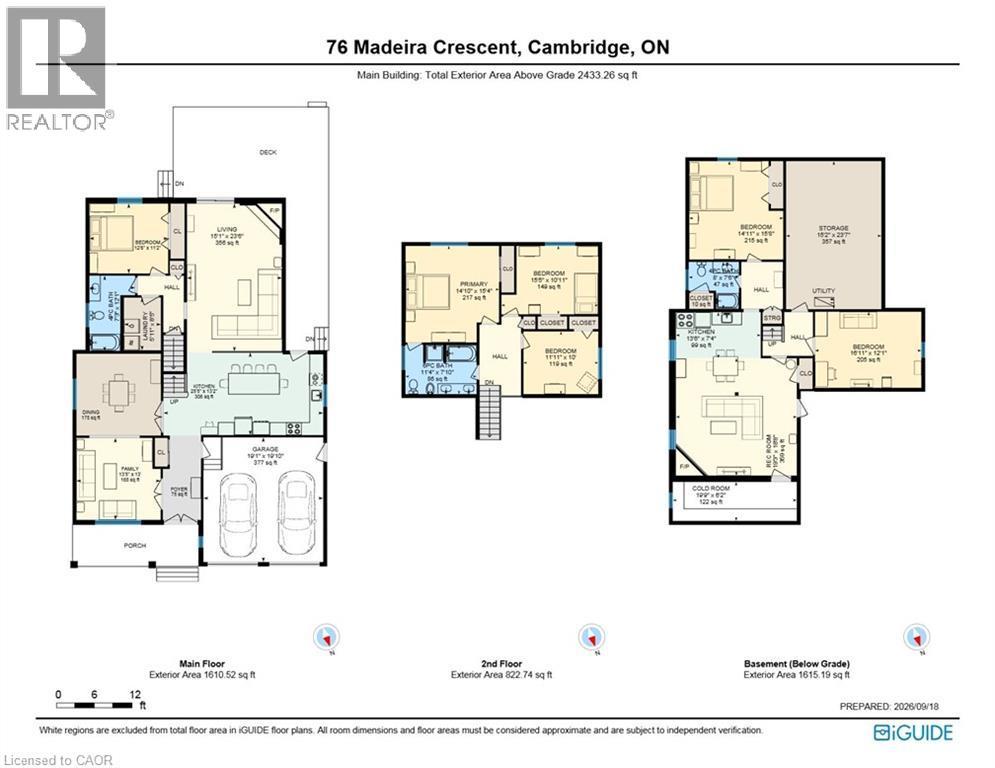 Floor plan - 76 Madeira Crescent, Cambridge, ON