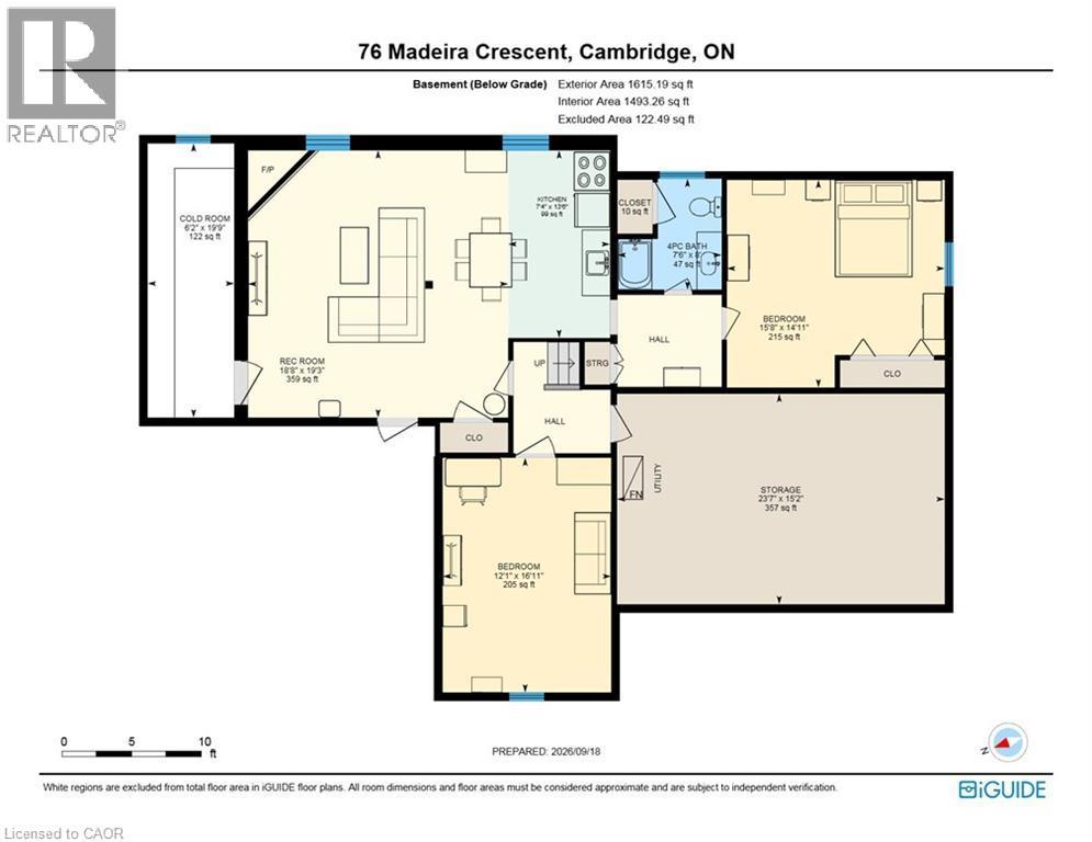 Floor plan - 76 Madeira Crescent, Cambridge, ON