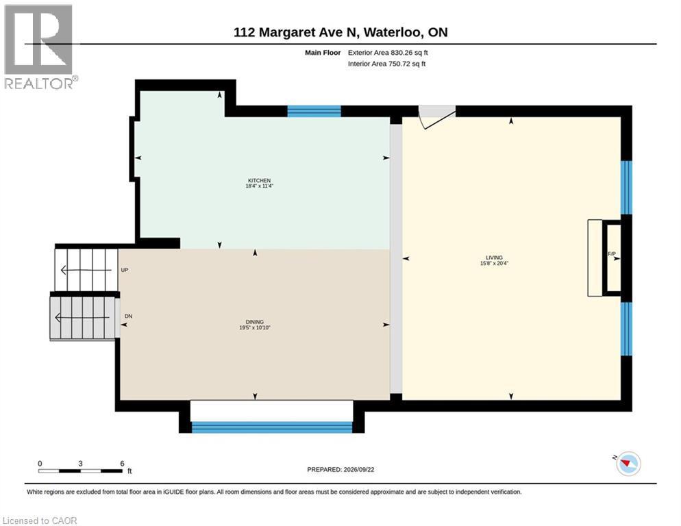 Floor plan - 112 Margaret Avenue N, Waterloo, ON