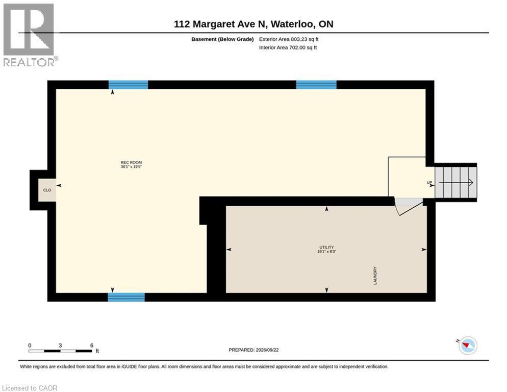 Floor plan - 112 Margaret Avenue N, Waterloo, ON