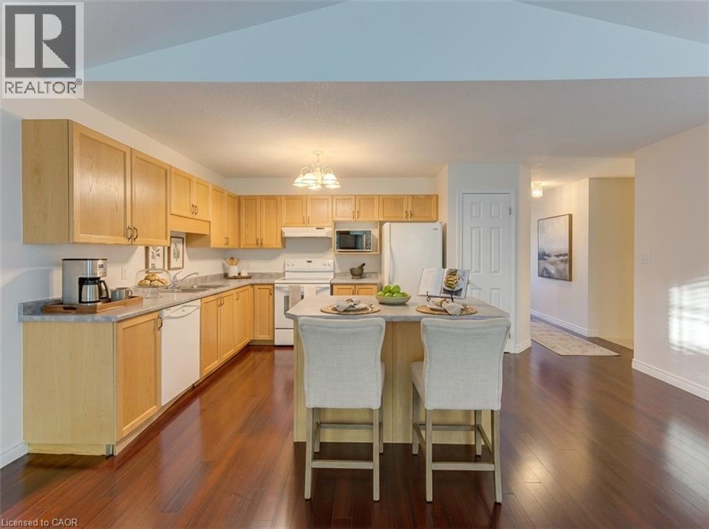Kitchen Digitally Staged - 25 Bankside Drive Unit# 2, Kitchener, ON