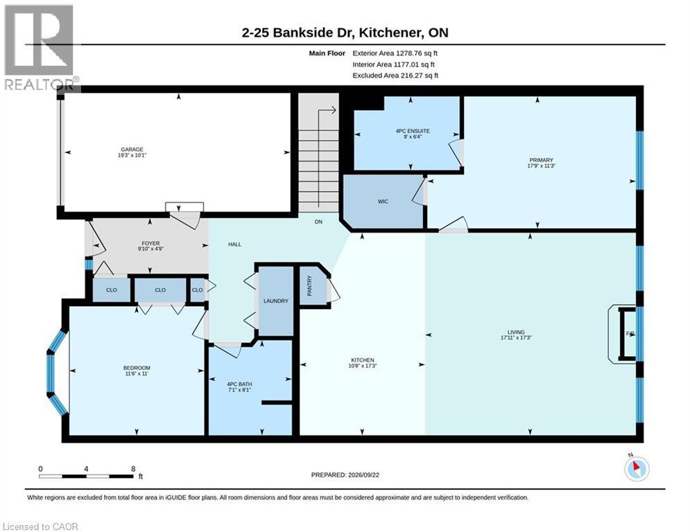 Floor plan - 25 Bankside Drive Unit# 2, Kitchener, ON