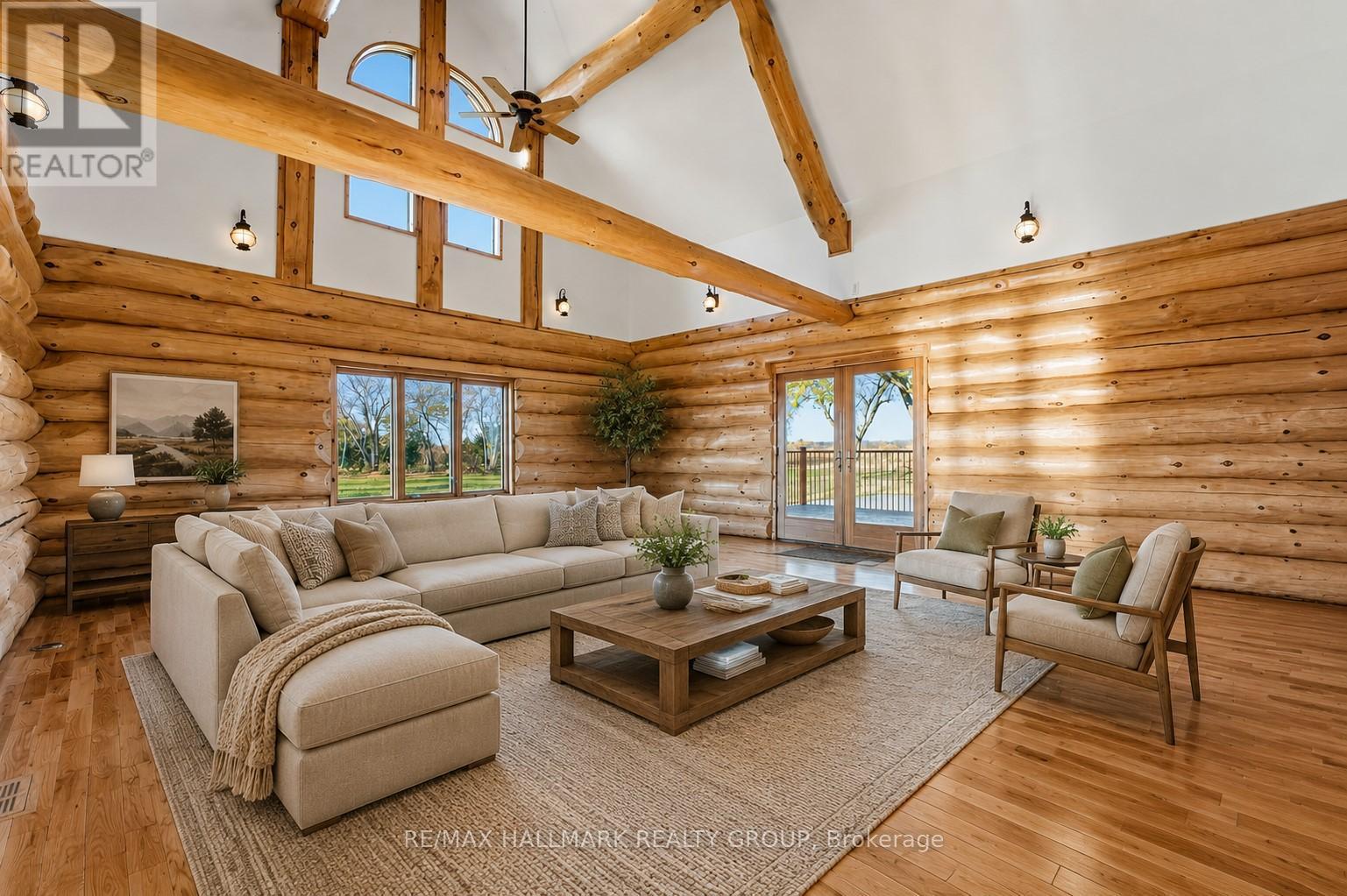 Virtually staged living room - 11709 County 38 Road, North Dundas, ON