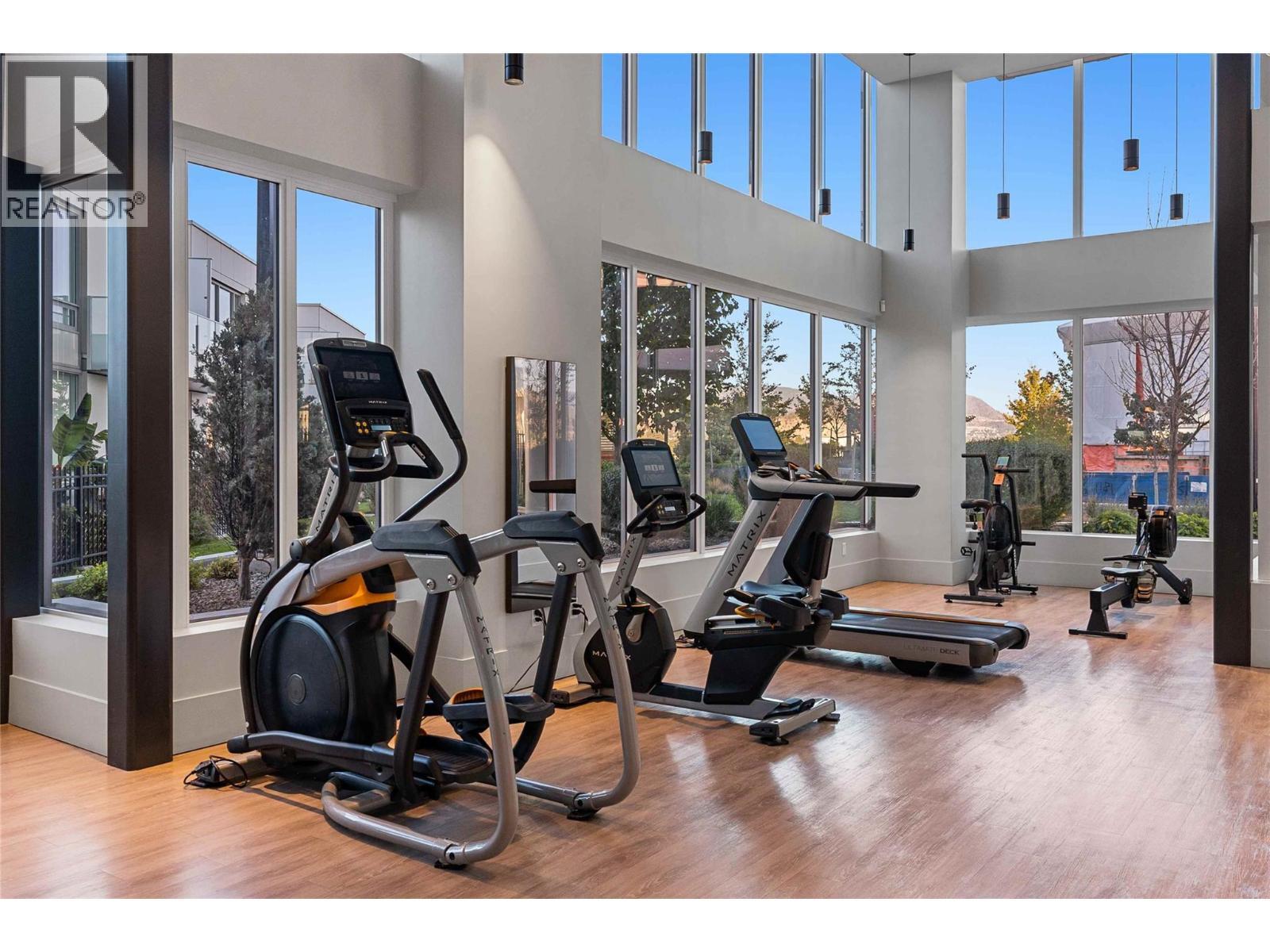 Cardio and yoga room - 1181 Sunset Drive Unit# 1401, Kelowna, BC