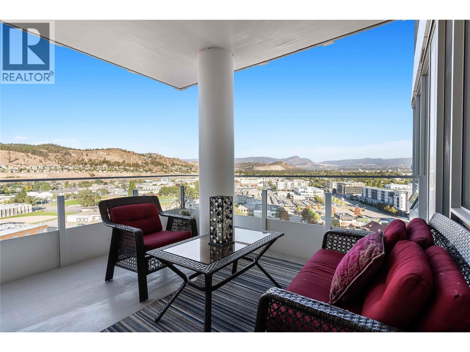 Private & Peaceful balcony - 1181 Sunset Drive Unit# 1401, Kelowna, BC