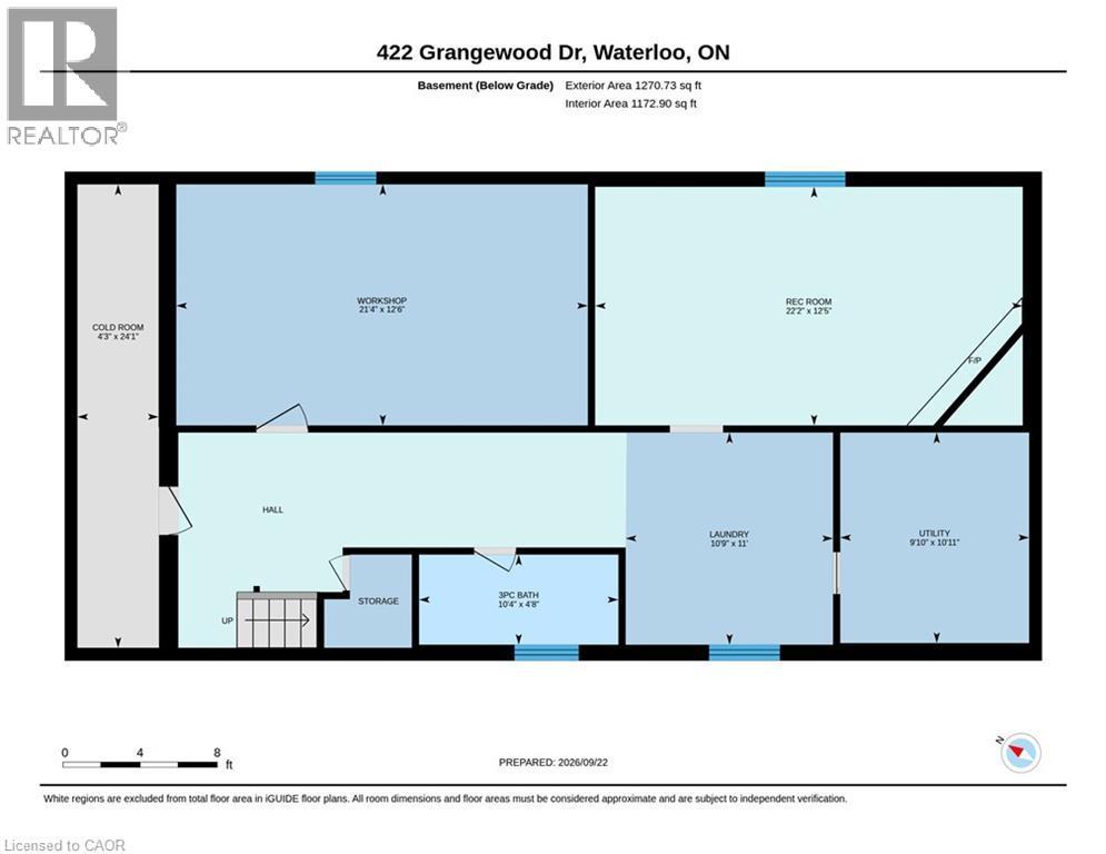 Floor plan - 422 Grangewood Drive, Waterloo, ON