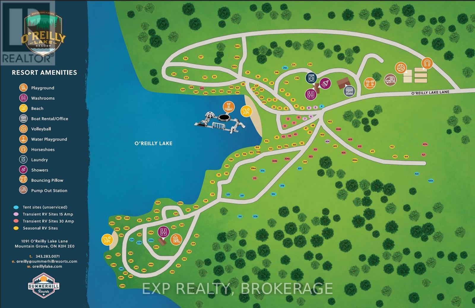 park map - Site Or336 - 1091 O'Reilly Lake Lane, Frontenac (Frontenac Centre), ON