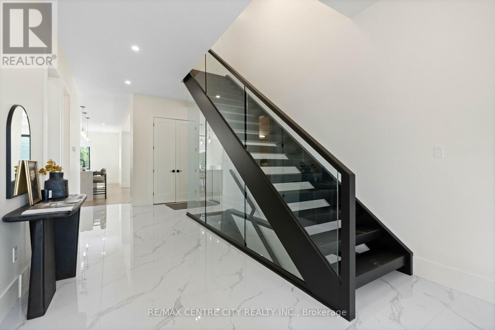 Gorgeous Metal and Glass Staircase - 53900 Heritage Line, Bayham (Richmond), ON