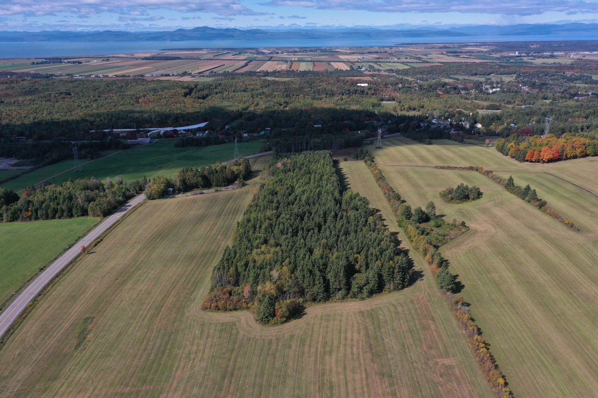 Aerial View - 192 Rue Galarneau, Saint-Pacôme, QC