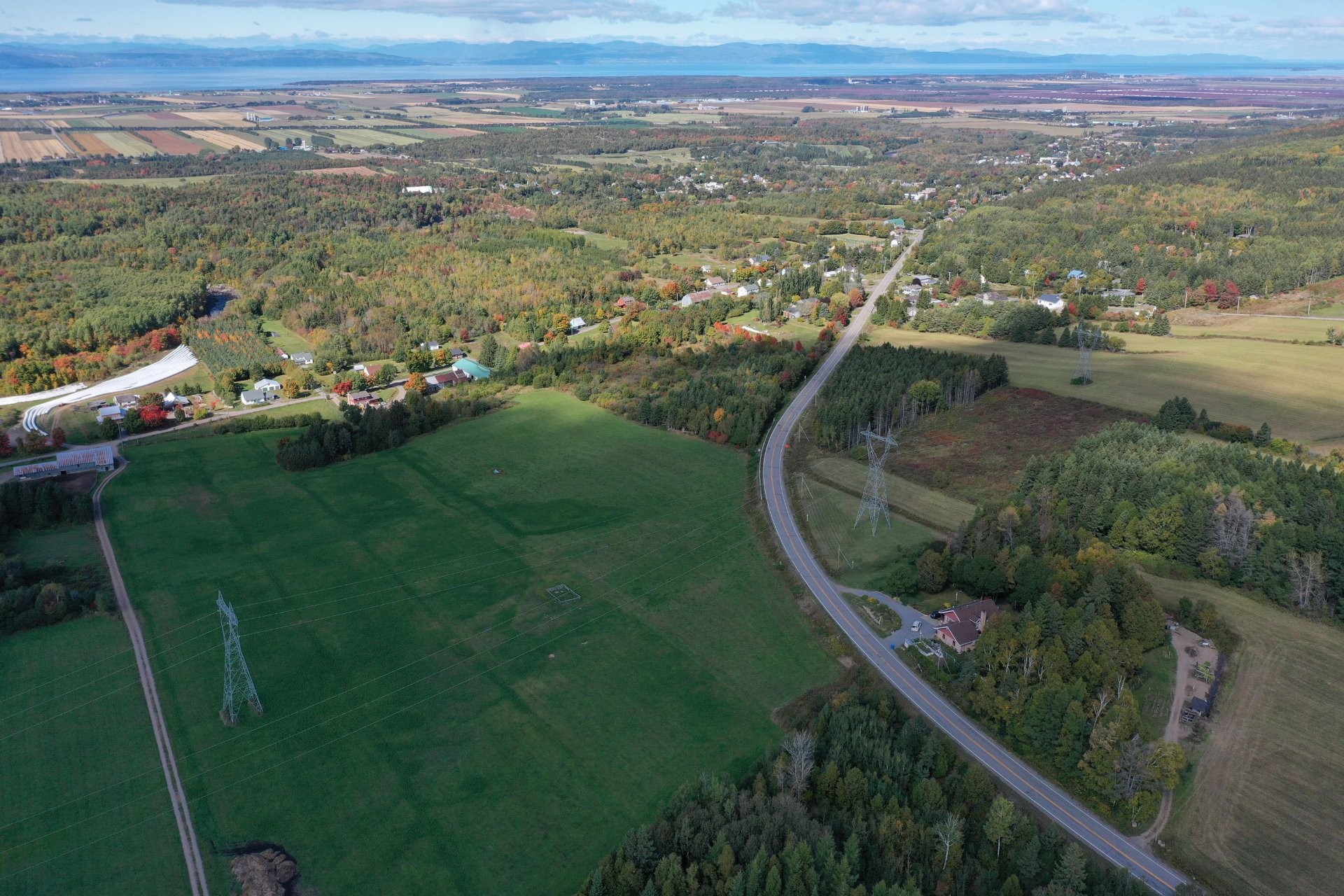 Aerial View - 192 Rue Galarneau, Saint-Pacôme, QC