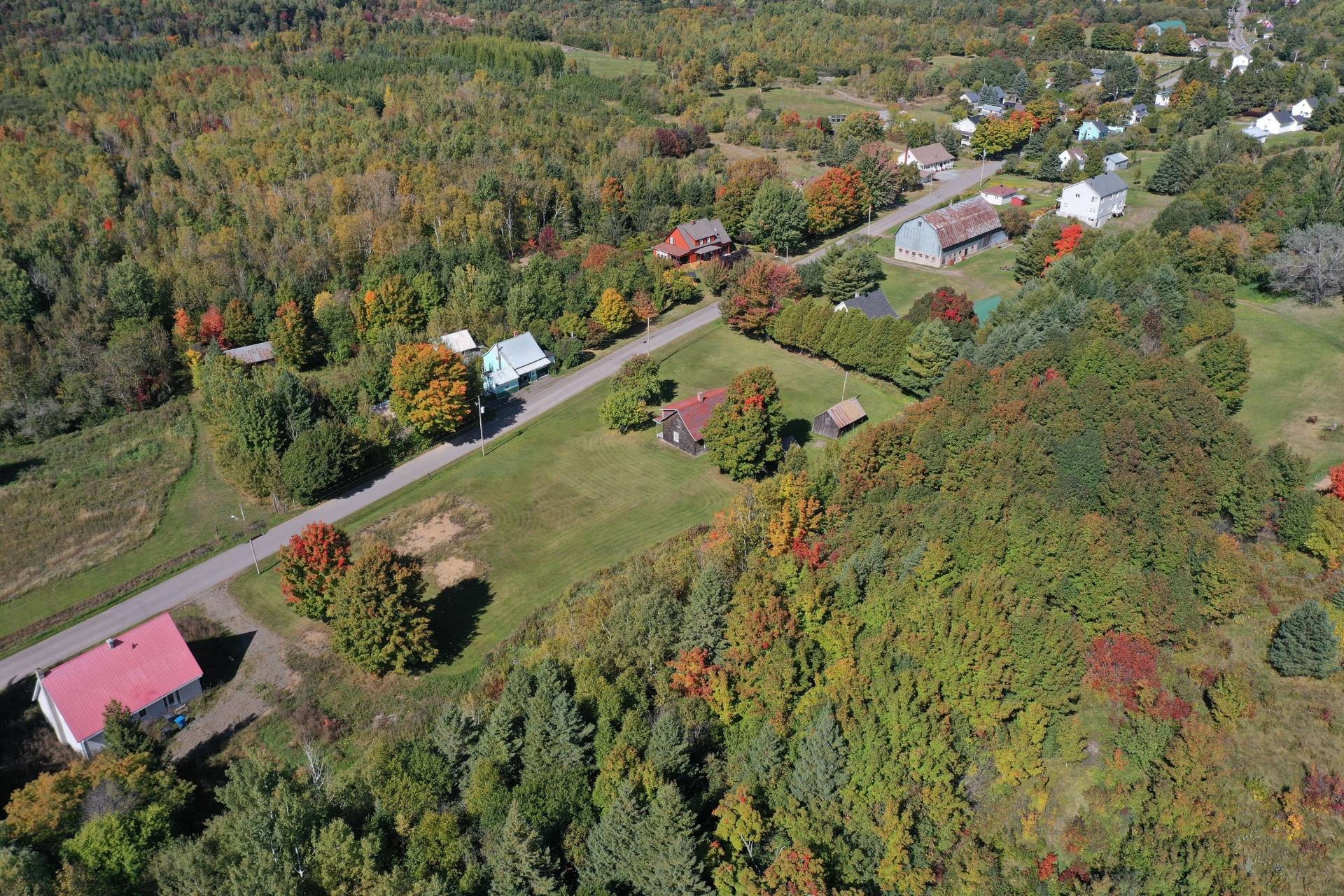 Aerial View - 192 Rue Galarneau, Saint-Pacôme, QC
