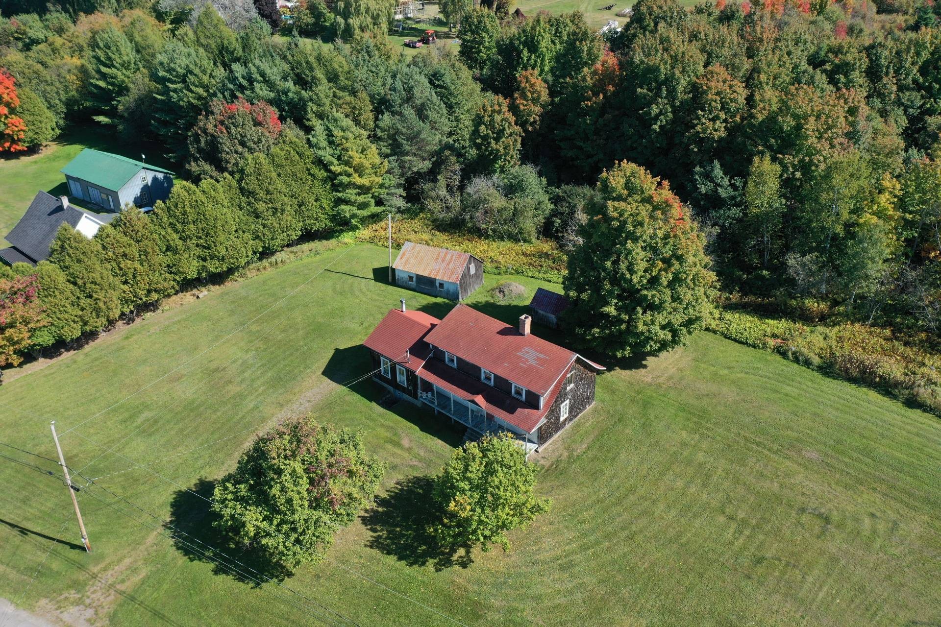Aerial View - 192 Rue Galarneau, Saint-Pacôme, QC