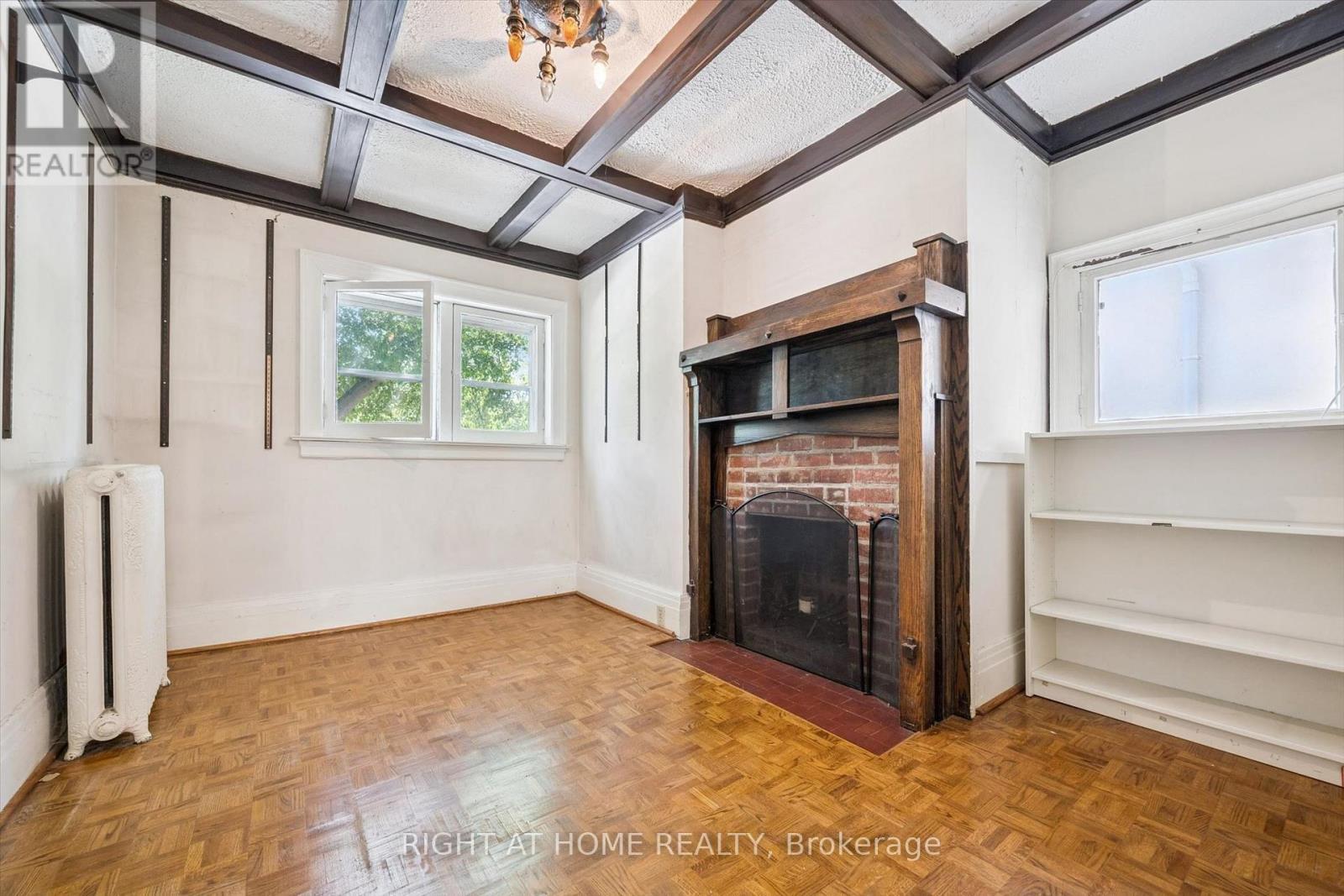 2nd floor fireplace (as is) - 4 Jean Street, Toronto, ON