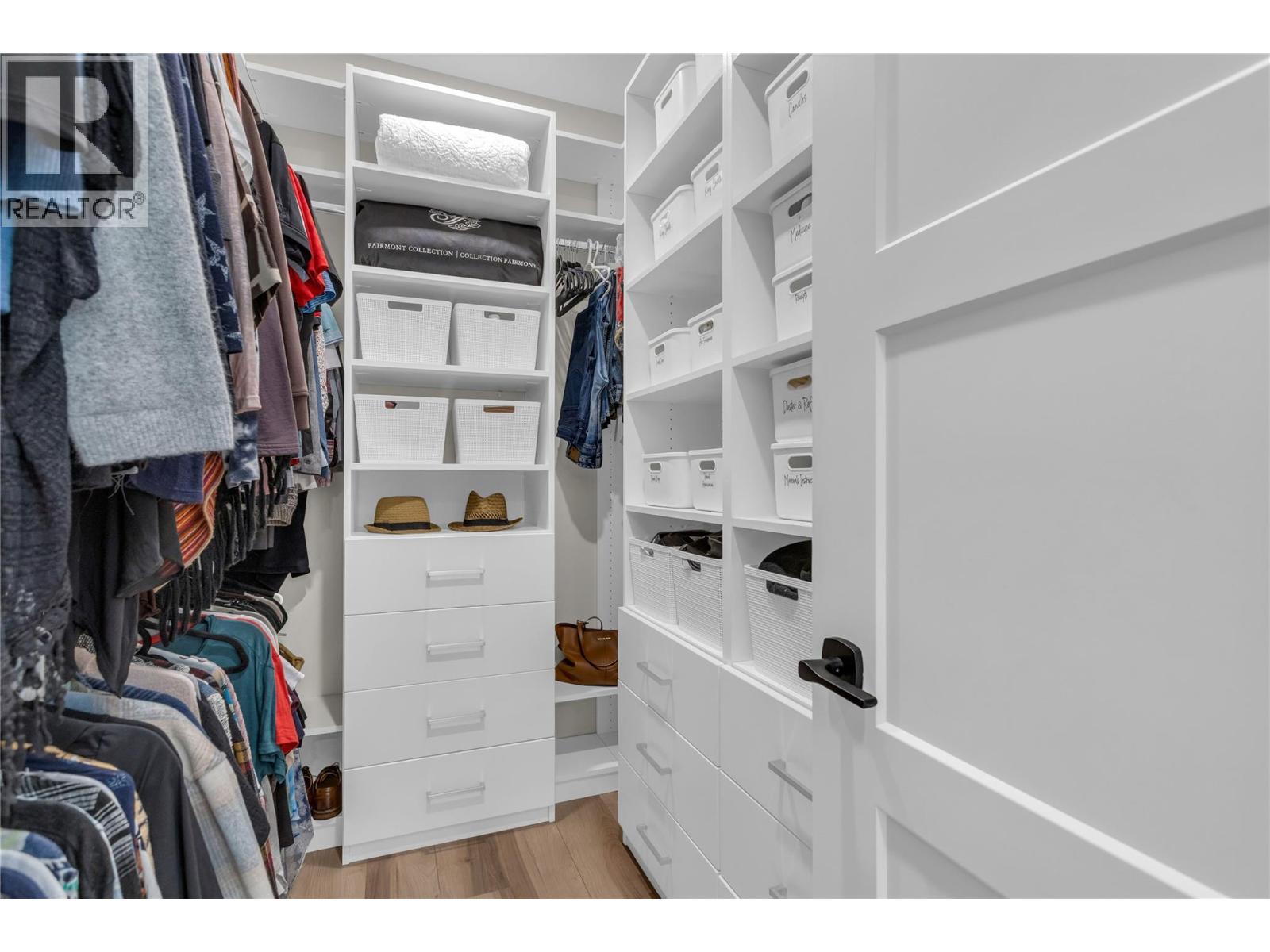 Walk-in primary closet makes it easy to stay organized! - 1113 Mt Fosthall Drive, Vernon, BC
