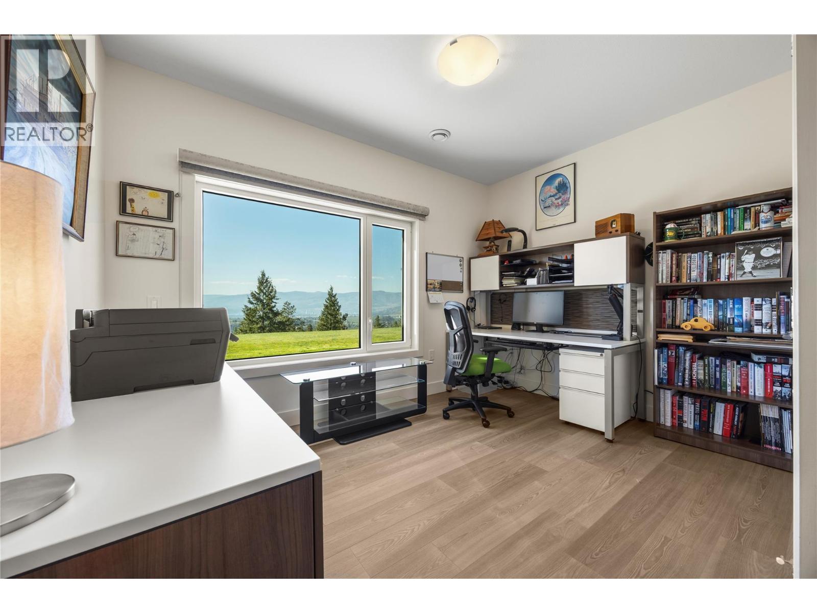 3rd bedroom on lower level with lake views - 2442 Bella Vista Street, Kelowna, BC