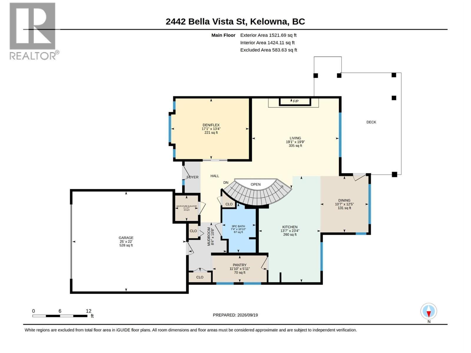 Main level - 2442 Bella Vista Street, Kelowna, BC