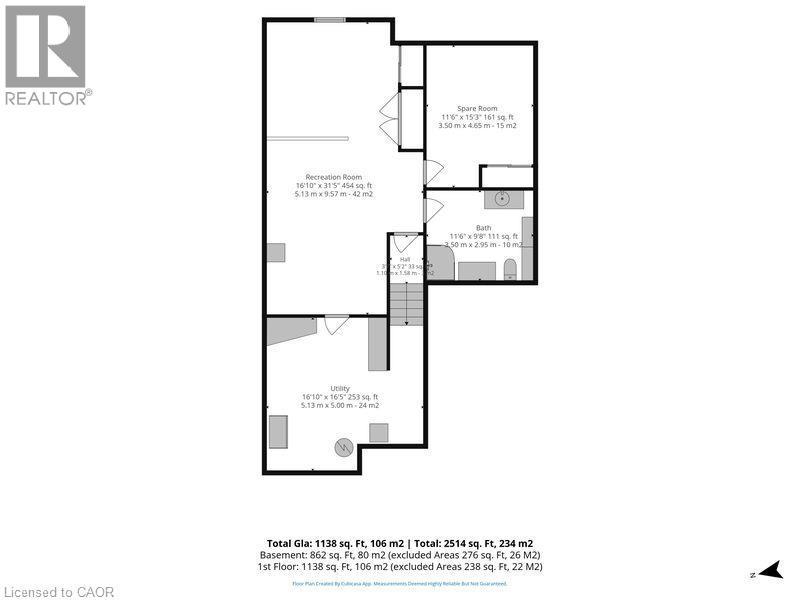 Floor plan - 123 Mill Street, Delhi, ON