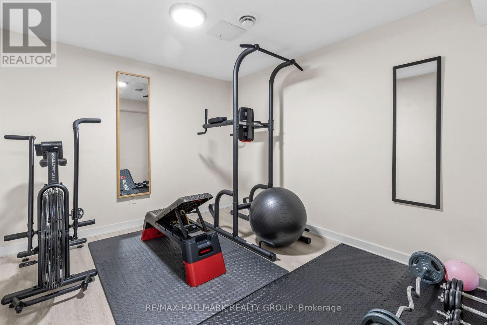 Lower level secondary unit home gym - 5 Rayburn Street, Ottawa, ON