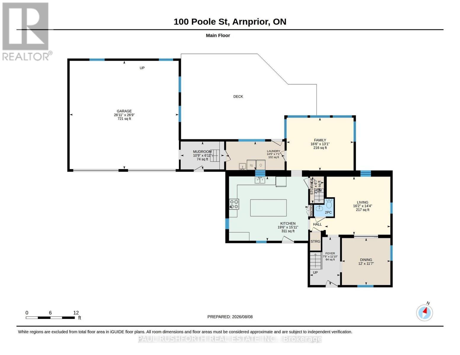 Main Floor - Floorplan - 100 Poole Street, Mcnab/Braeside, ON