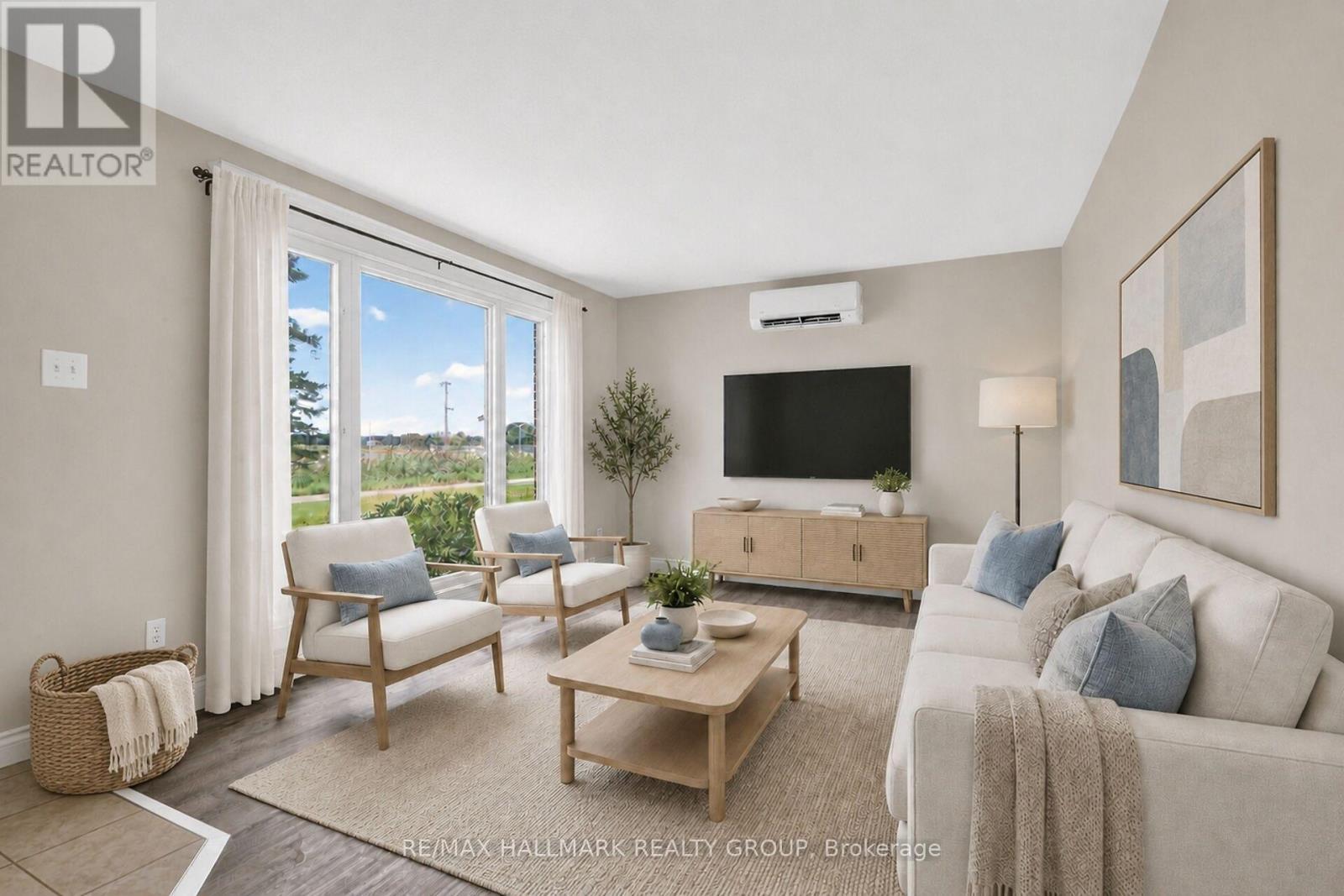 Virtually staged living room - 28 Second Street, Edwardsburgh/Cardinal, ON