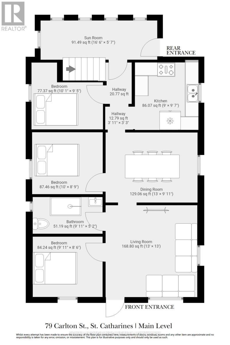 Main floor - 79 Carlton Street, St. Catharines (Haig), ON