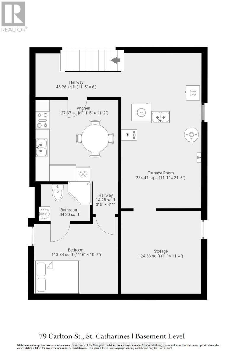 Basement - 79 Carlton Street, St. Catharines (Haig), ON