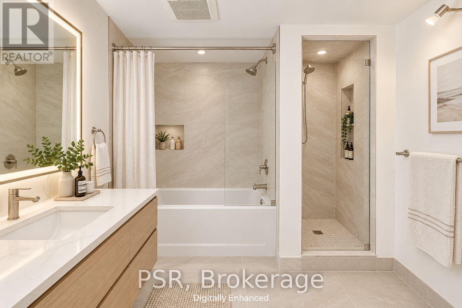 Digital Renovation Main Bathroom - 510 - 65 Scadding Avenue, Toronto, ON