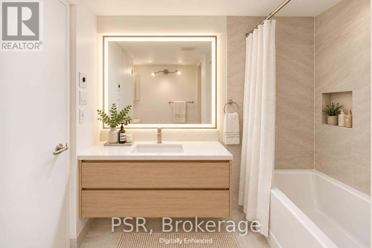 Digital Renovation Main Bathroom - 510 - 65 Scadding Avenue, Toronto, ON