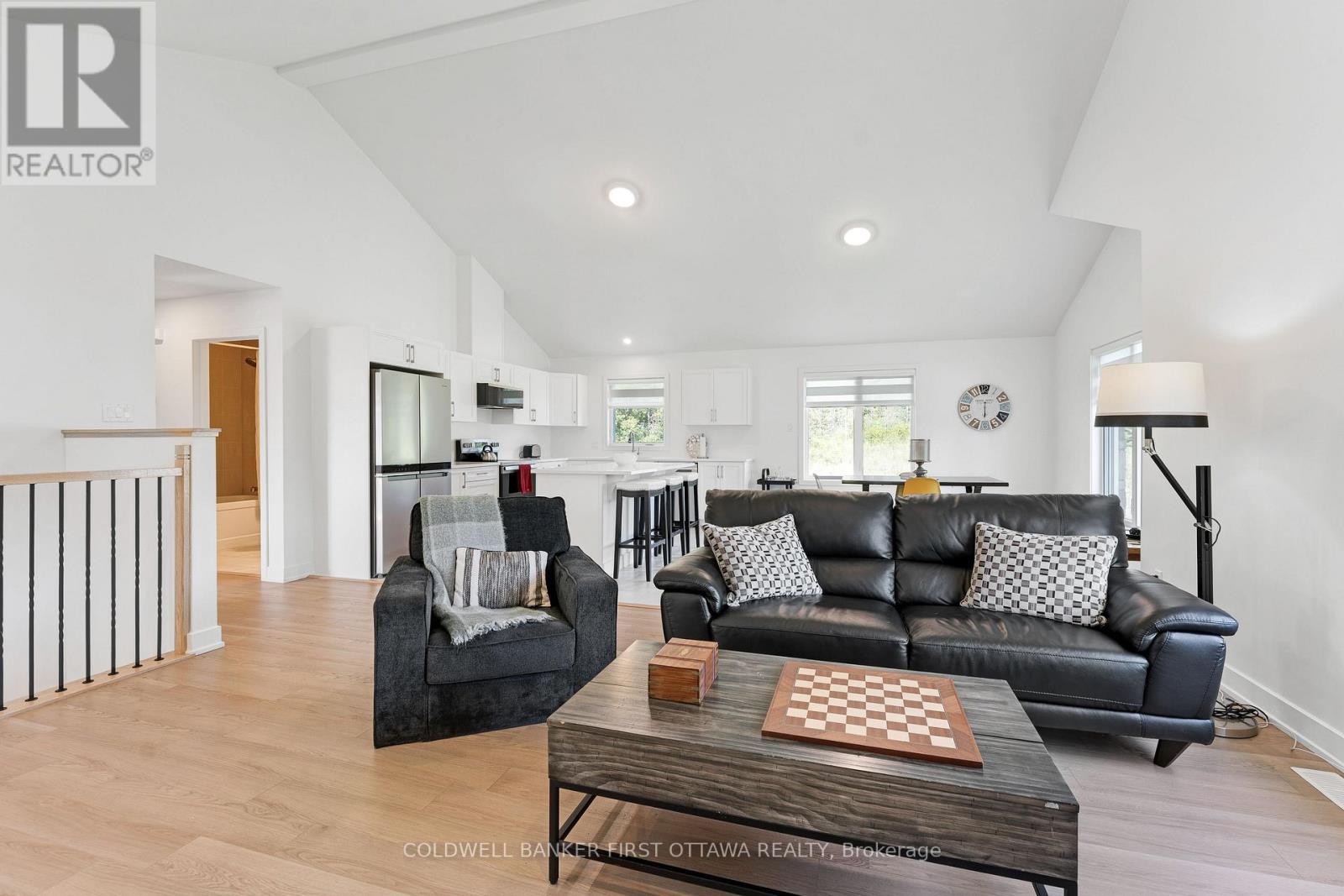 Hardwood flooring thru living spaces & bedrooms - 268 Boyds Road, Lanark Highlands, ON