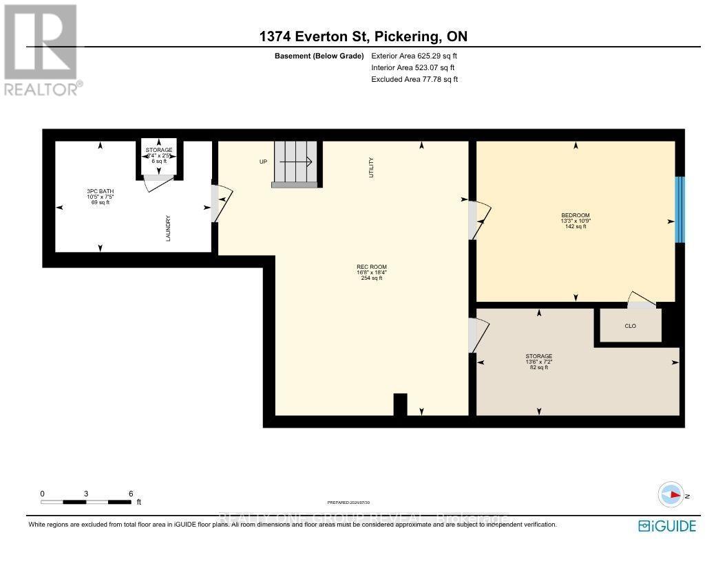 Basement - 1374 Everton Street, Pickering, ON