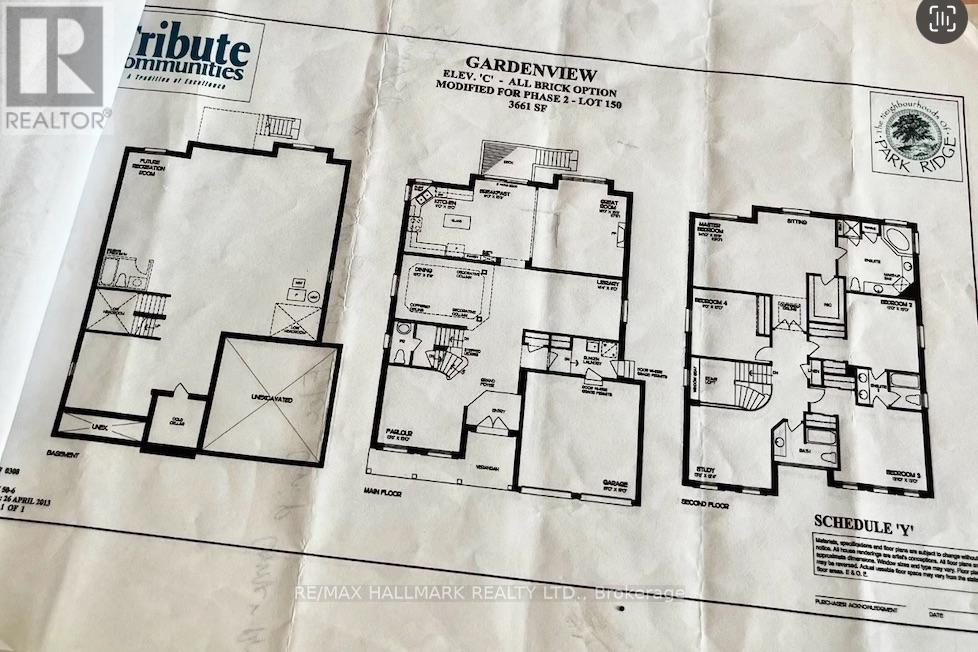Builder Custom Floor Plans - 1864 Arborwood Drive, Oshawa, ON