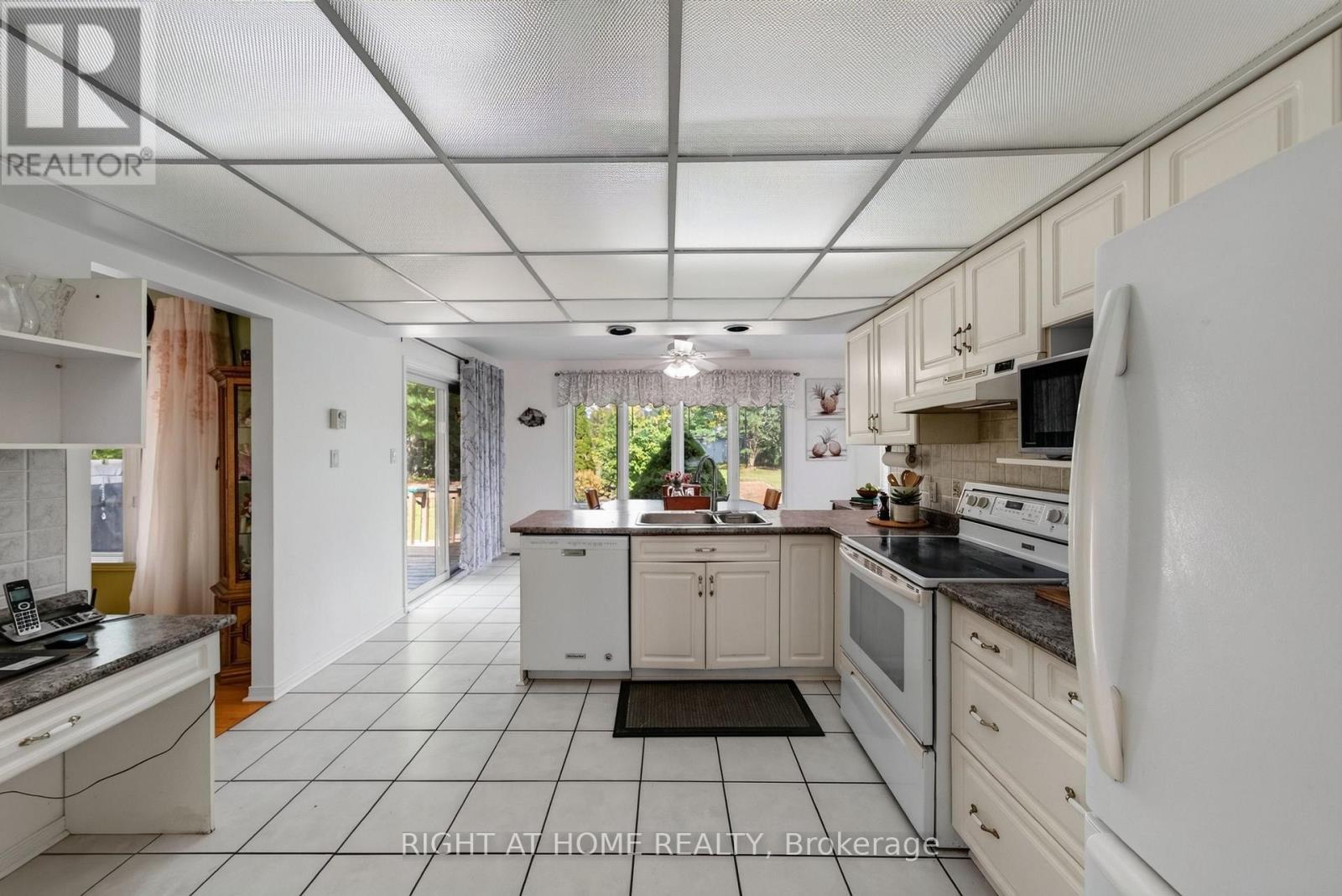 Kitchen Facing Backyard - 156 Cooper Road, Madoc, ON