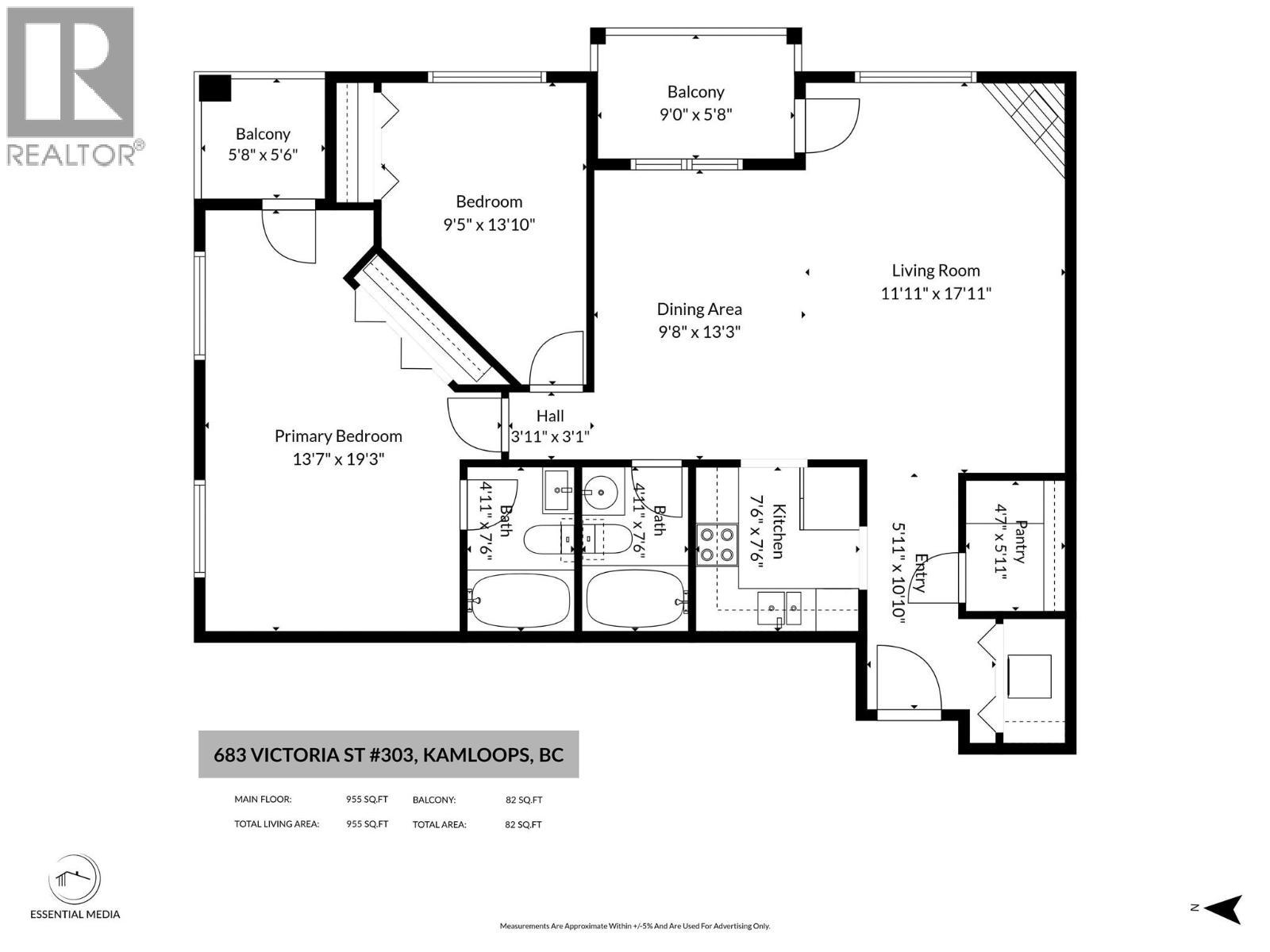 683 Victoria Street Unit# 303, Kamloops, BC